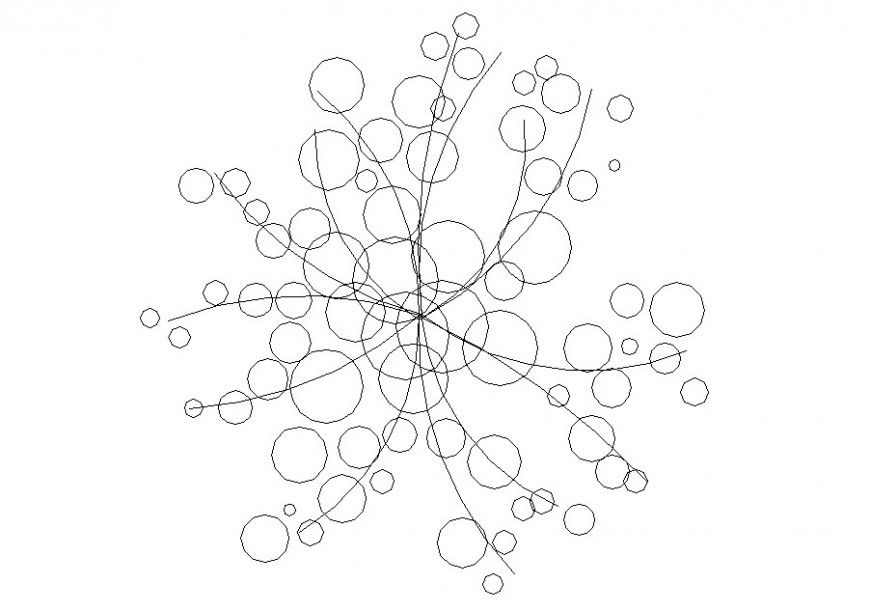 Dwg file of tree block 2d
