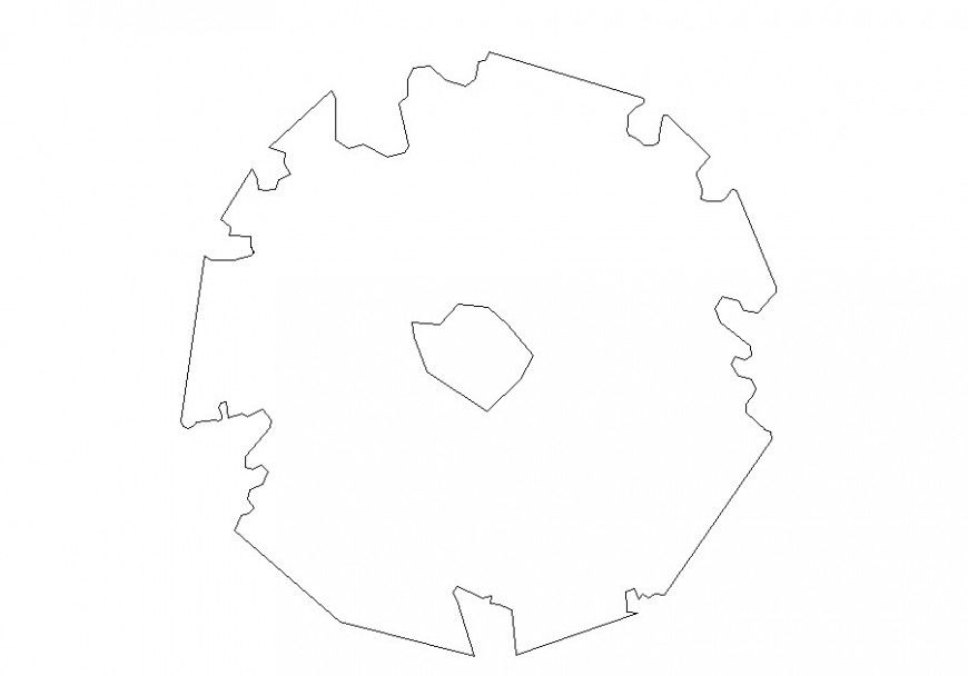 Dwg file of tree cad 2d block