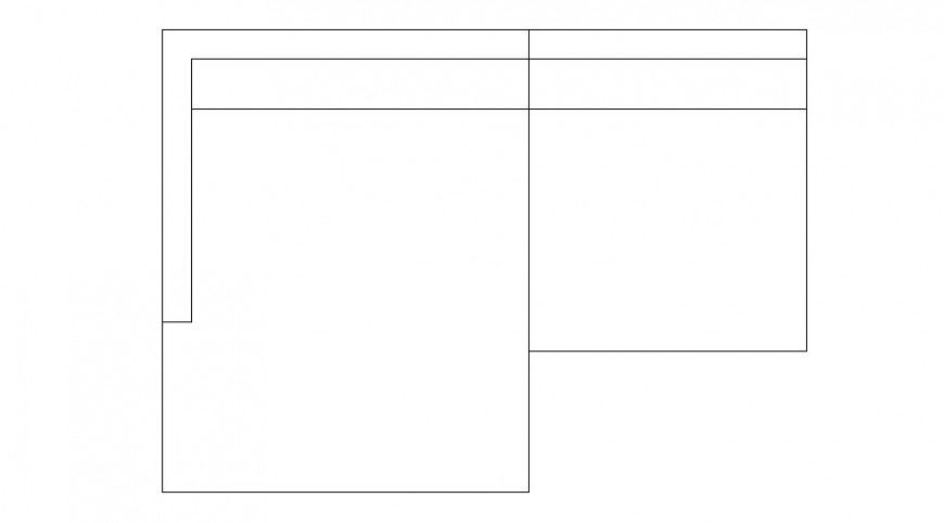 Dynamic corner chair of sofa set cad block details dwg file