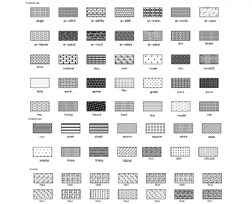 Dynamic interior tile block design cad drawing details dwg file