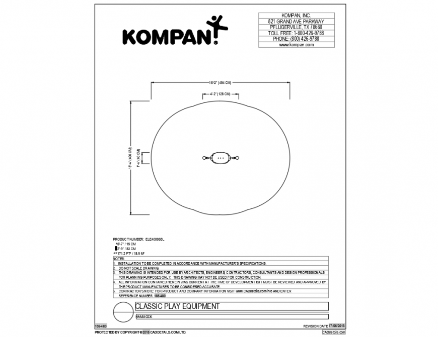 Dynamic kid's garden classical equipment details dwg file