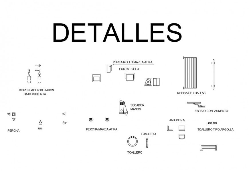 Dynamic soap dispenser and sanitary equipment blocks cad drawing details dwg file