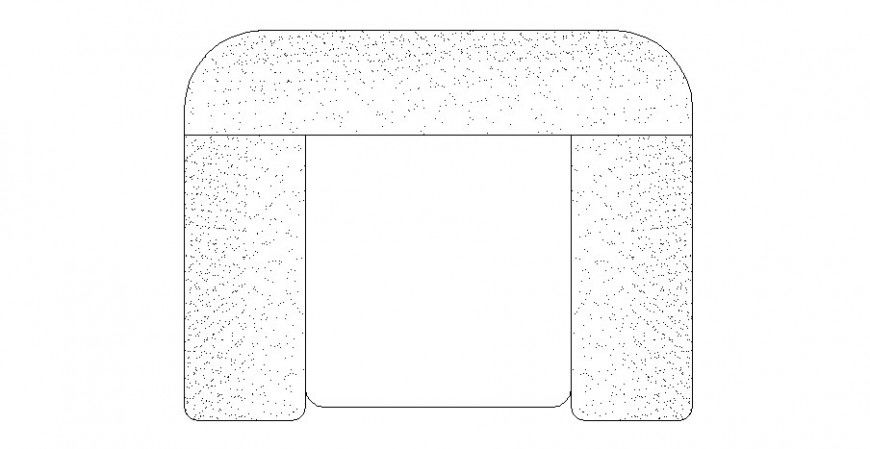 Dynamic Sofa & Chair Top View Elevation CAD Blocks DWG file