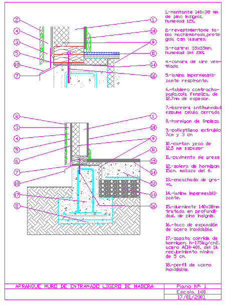 Wall Frame CAD Drawing DWG for Accurate Construction Design