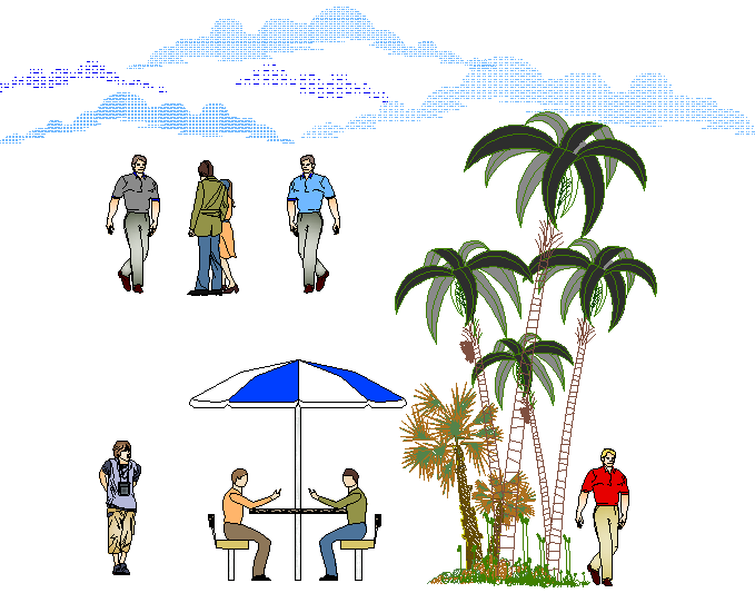 AutoCAD People CAD Blocks with 2D and 3D Human Figures for Drawings