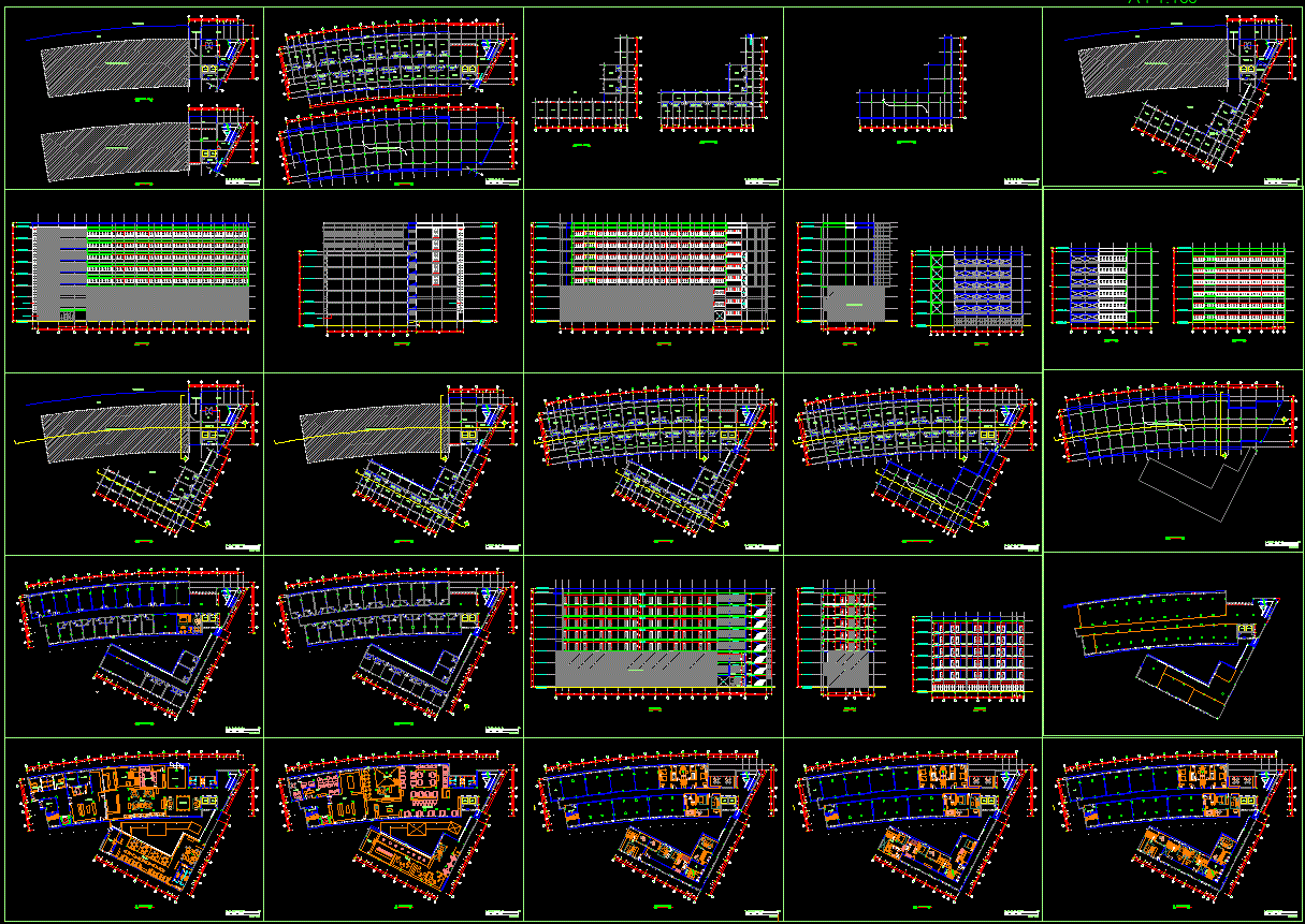 Hotel Detailed CAD DWG for Architectural and Interior Design Layouts