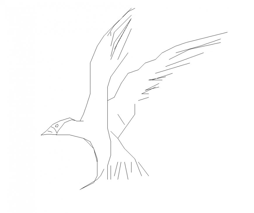 Eagle CAD block detail elevation layout autocad file