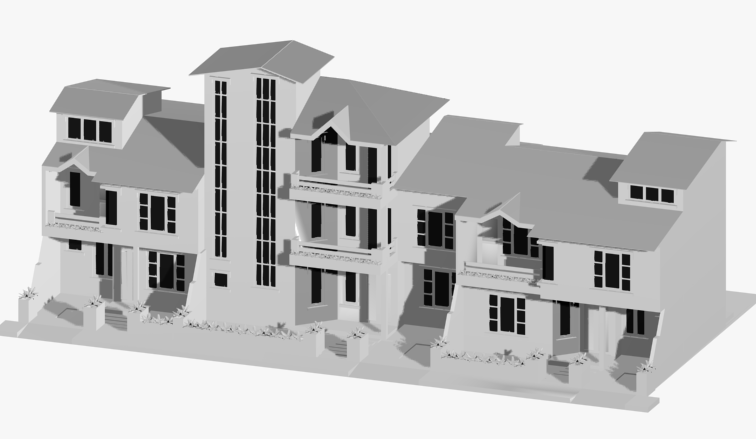 AutoCAD 3D House DWG Model with Detailed Architectural Design