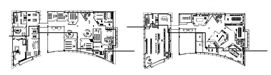 Education academy floor plan distribution cad drawing details dwg file