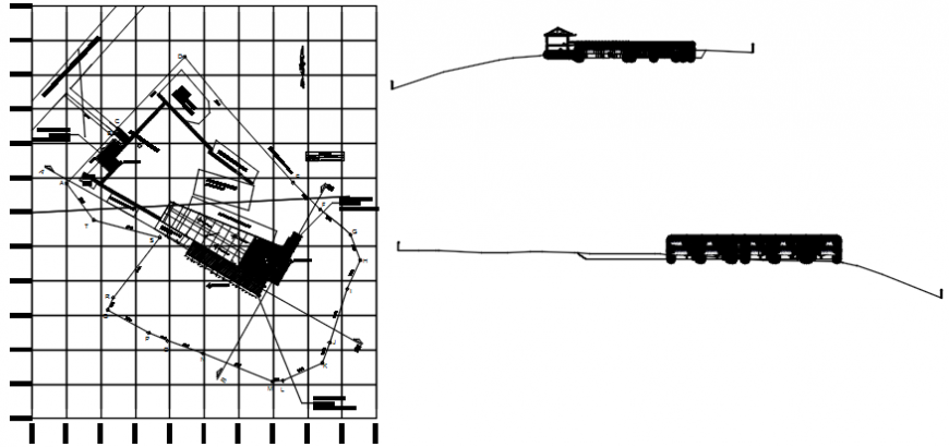 Education building site plan cad drawing details dwg file