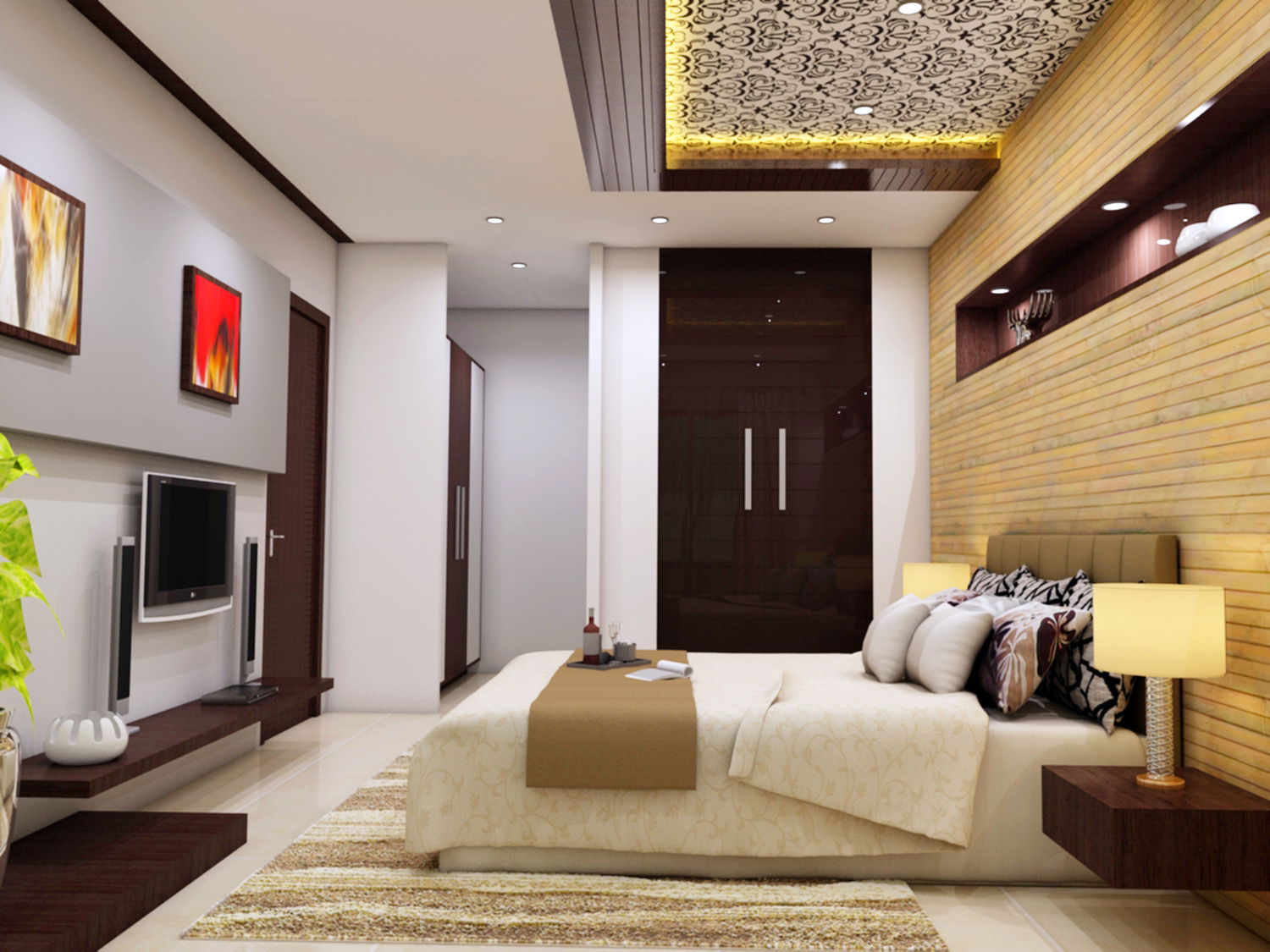 3D Architectural Rendering DWG Design with Interior Visualization
