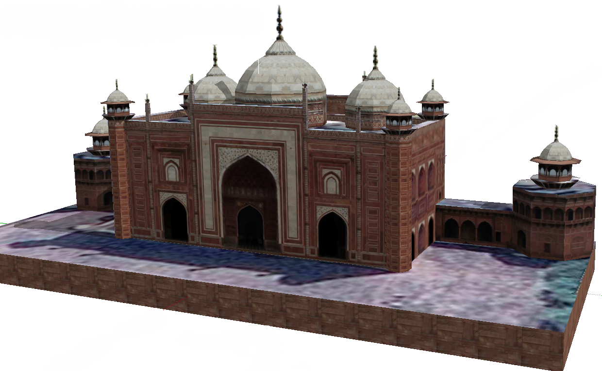 3d Main Dwar Taj Mahal