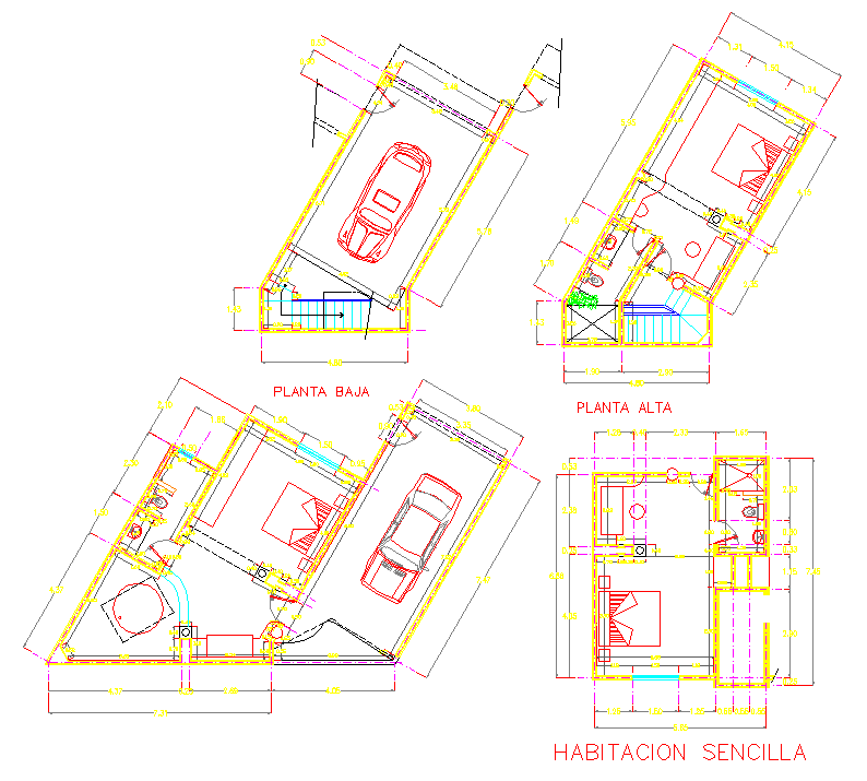 Hotel Room Detail plan