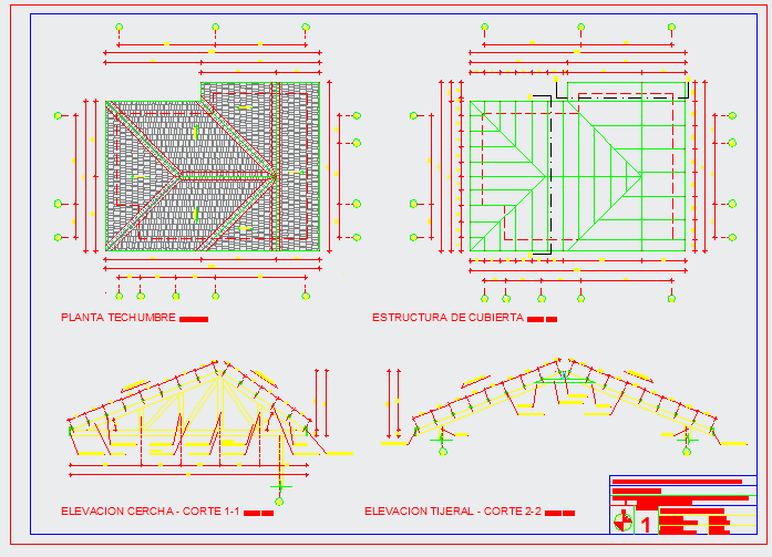 Roofing detail of bunglow