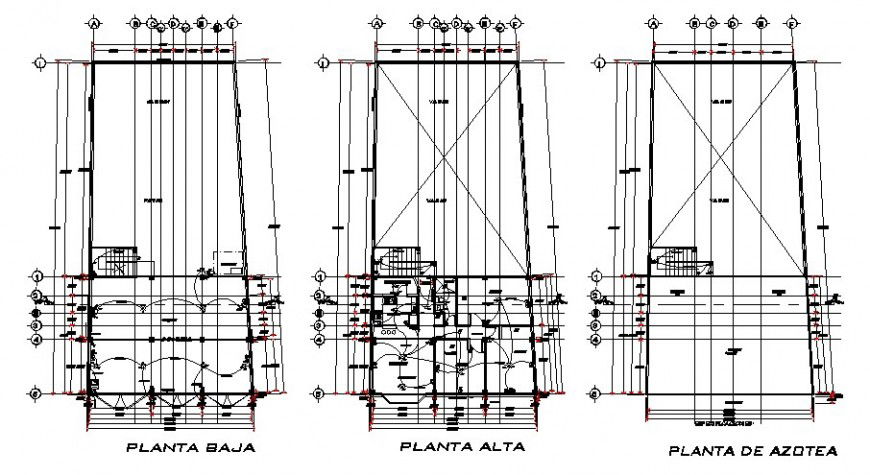 Electric drawing of corporate building in dwg file.