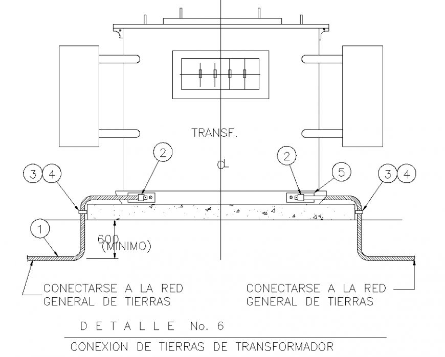 Electric Transformer CAD Drawing in DWG Format