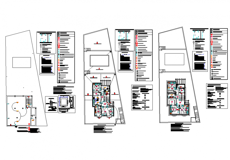 Electrical and table specification home layout file
