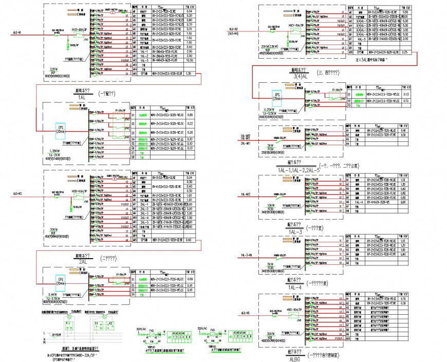 Electrical circuit plan autocad file