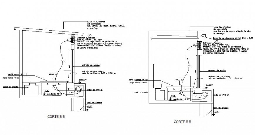Electrical circuits details of units drawing in autocad