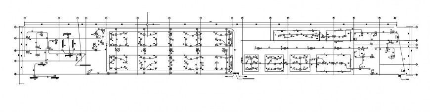 Electrical circuits flow diagram 2d view dwg autocad file