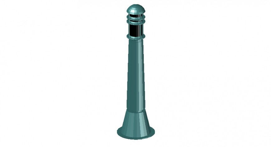 Electrical component block detail 3d model elevation autocad file