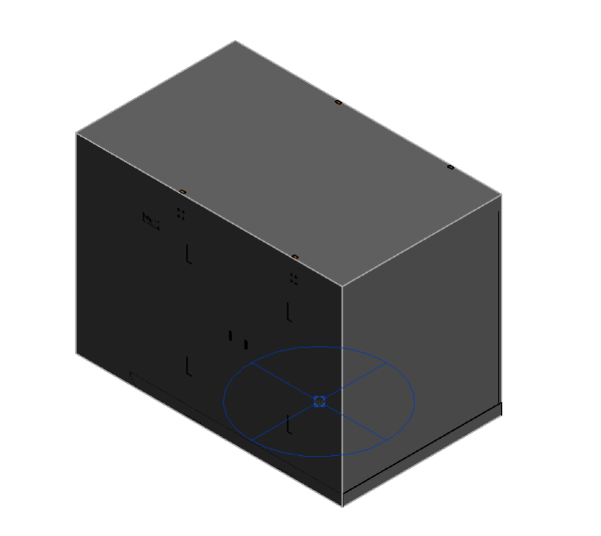 Electrical CPU CAD blocks elevation 3d block 3d max file