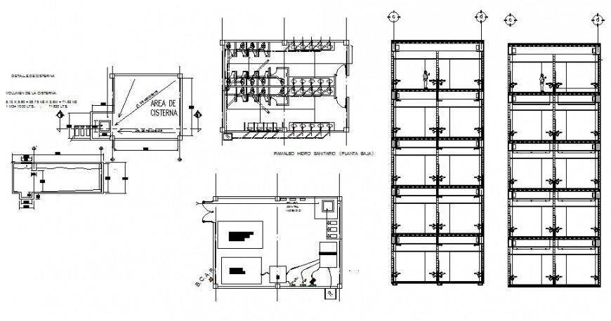 Electrical installation CAD blocks 2d view layout autocad file