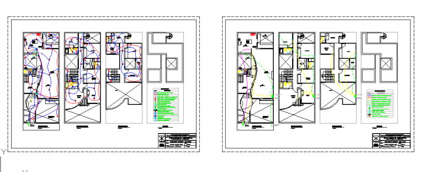 Electrical installation detail design of house design drawing
