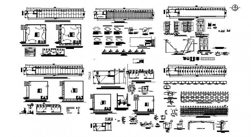 Electrical installation details and sanitary units drawing autocad file