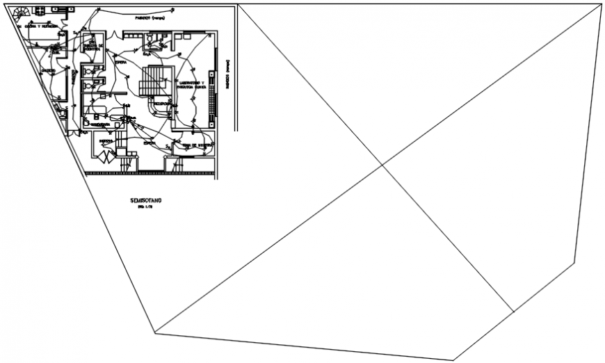 Electrical installation in clinic of AutoCAD file
