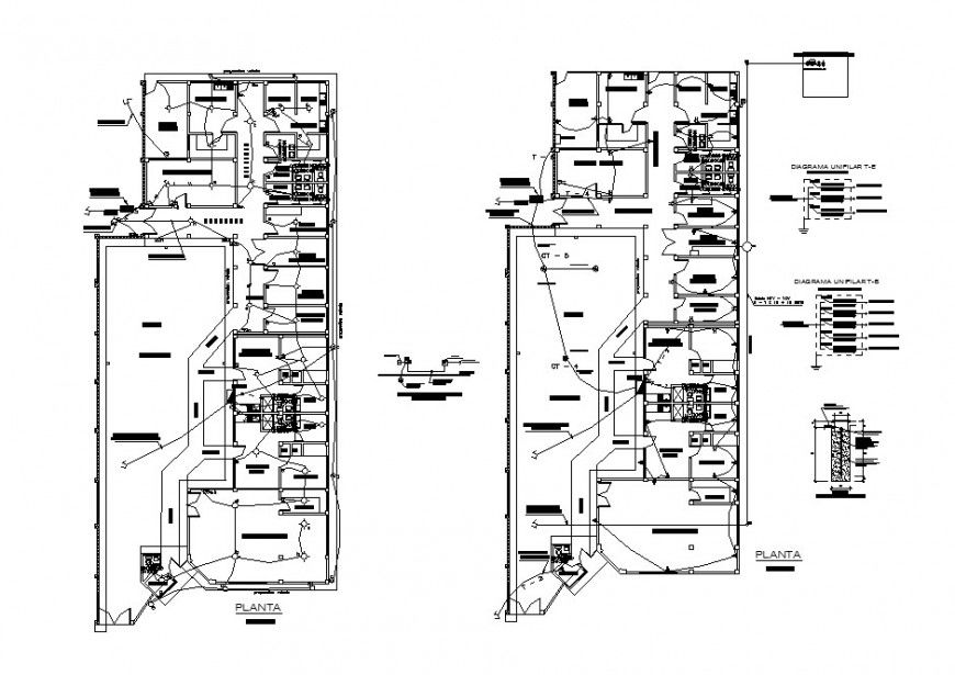 Office Electrical Layout & Floor Plan DWG Drawing