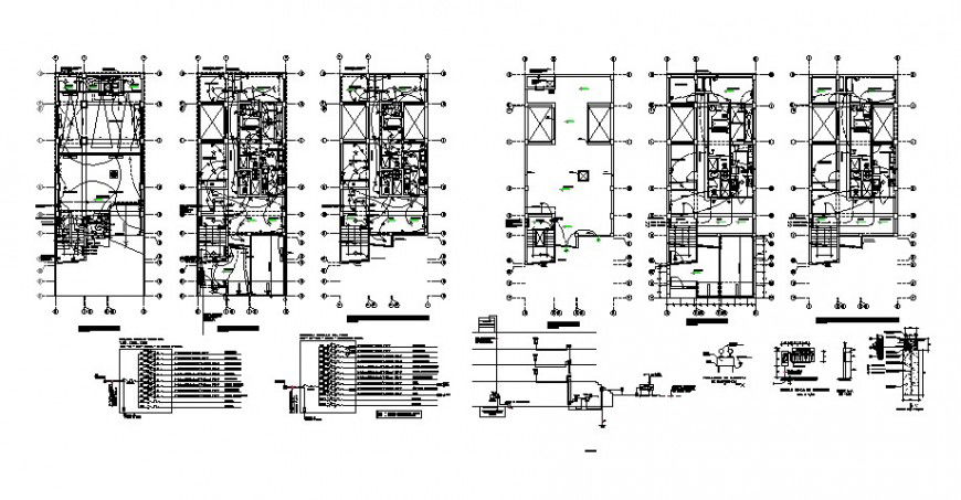Electrical installation layout plan in building 2d view autocad file