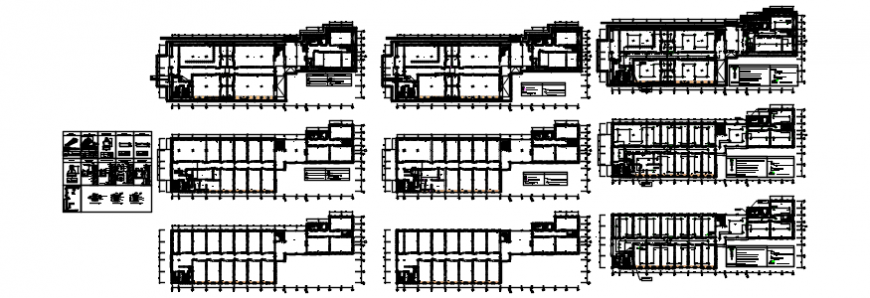 Electrical installation of building floor plan in auto cad file