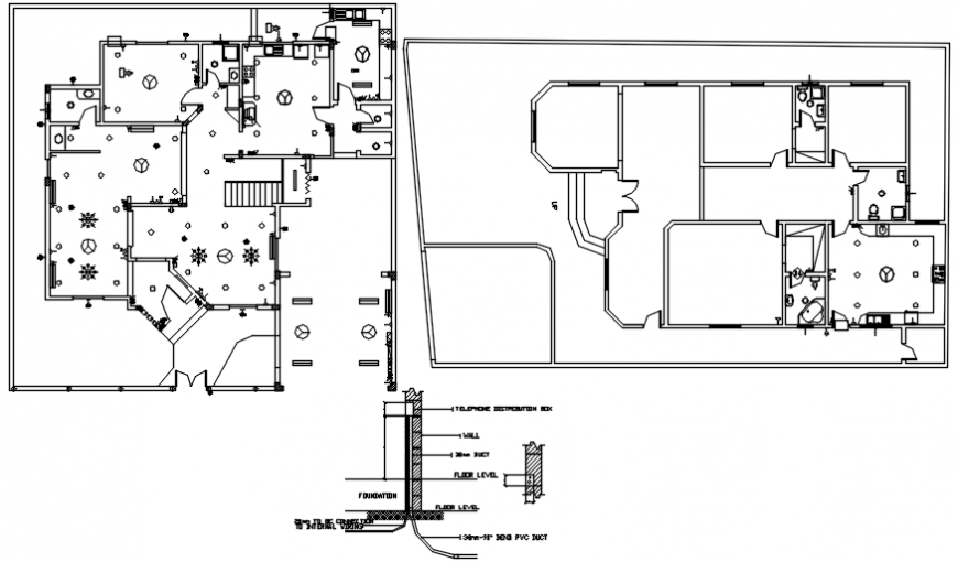 Electrical layout plan autocad file