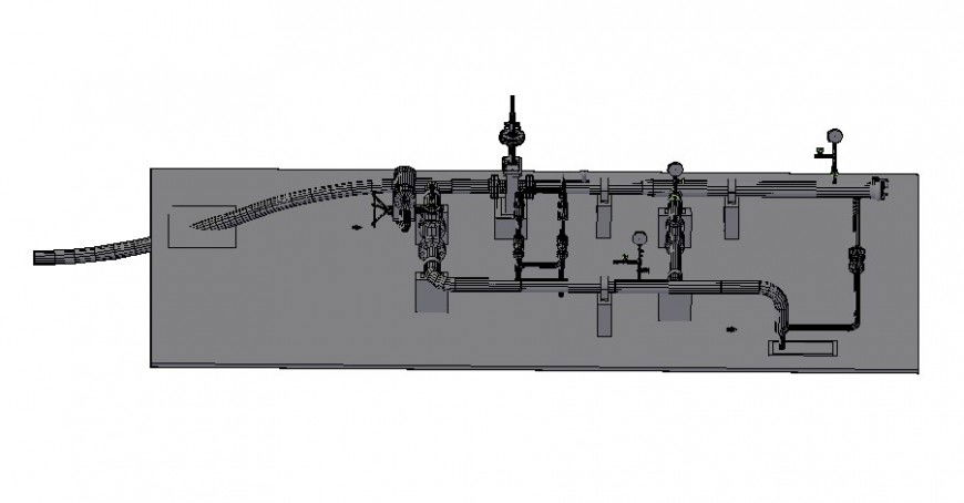 Electrical machinery units drawing 3d model dwg file
