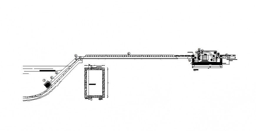 Electrical motor drawings detail 2d view AutoCAD file