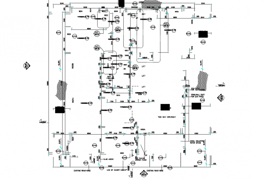 Electrical plan lay-out Diagram design drawing detail in DWG file