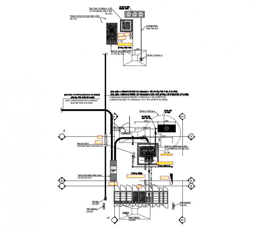 electrical supply power board cad file