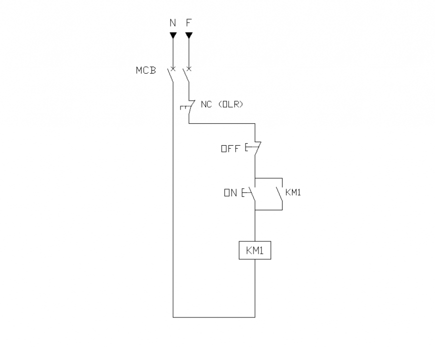 Electrical Switch detail elevation 2d view layout autocad file