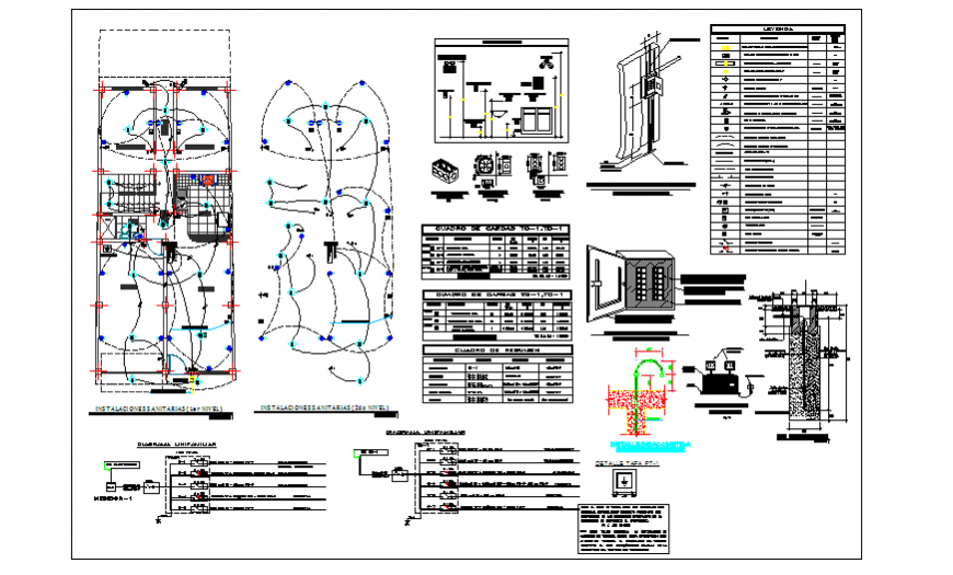 Electrification installation design drawing project of unfamiliar house design