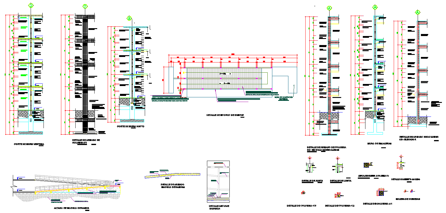 elevation and plan of structure