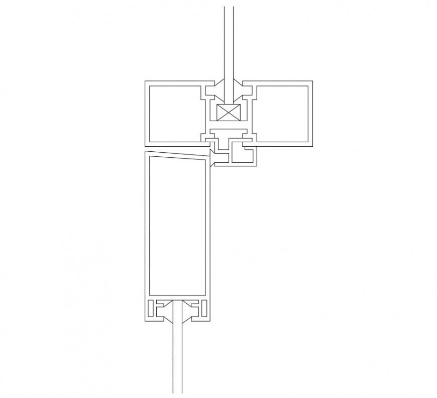 Elevation block of machinery mechanical unit autocad file