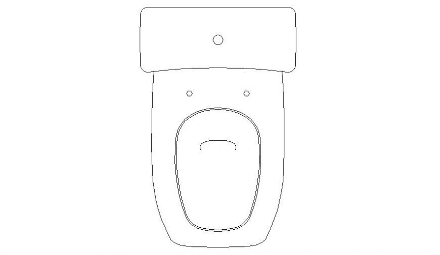 Elevation drawings of sanitary water closet 2d view autocad software file