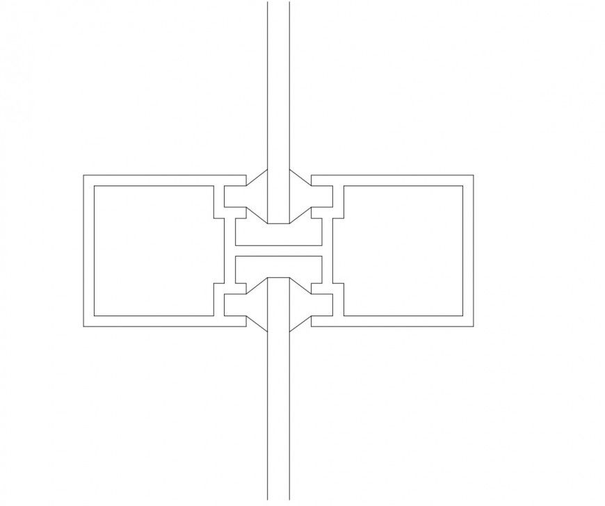 Elevation of mechanical blocks detail 2d view dwg file