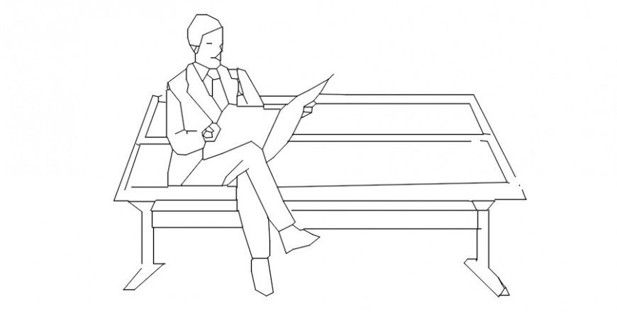 Elevation of men people units blocks drawings details in autocad file