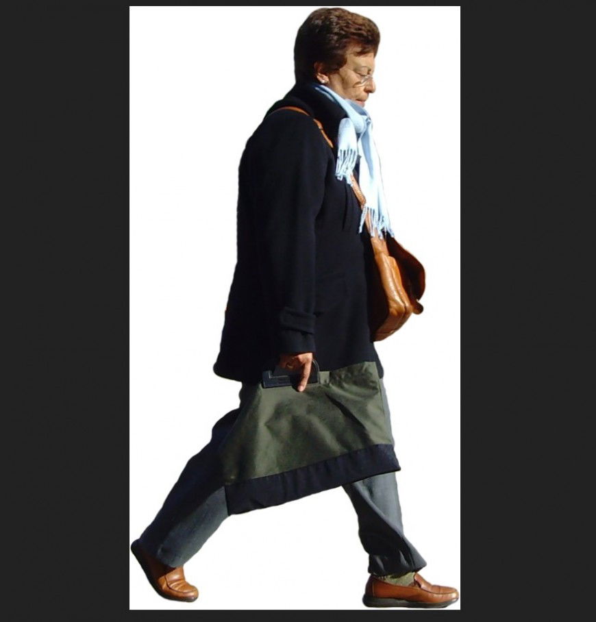 Elevation of people 3d model layout photo file