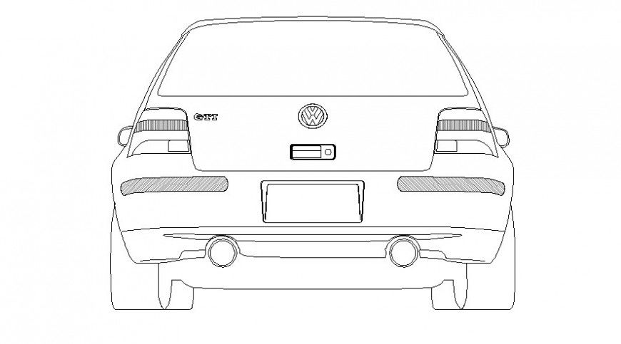 Elevation of vehicle blocks details 2d drawing in autocad