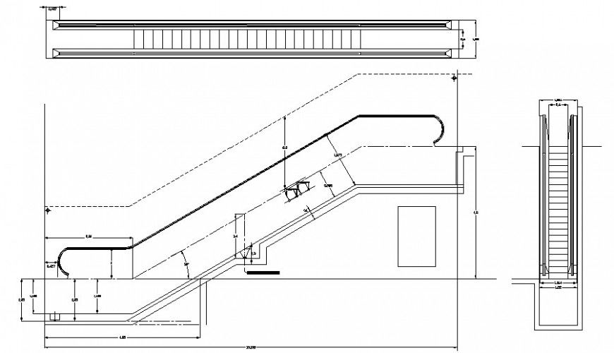 Elevator drawings details elevation and plan dwg file