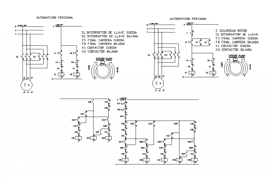 Engine scheme motor electrical installation details dwg file