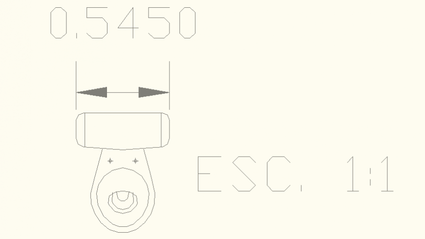 English flushing toilet detail elevation and plan autocad file